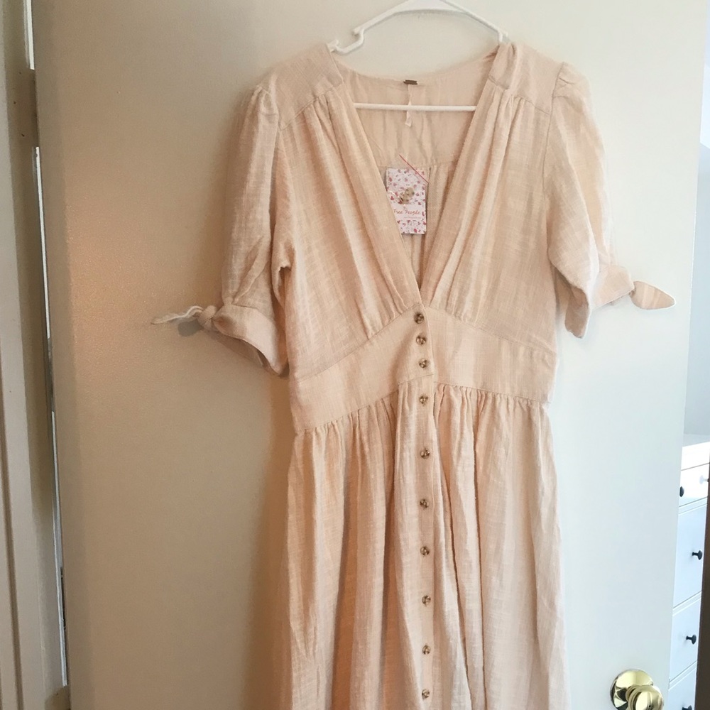 NEW! Ivory Free People Maxi Dress